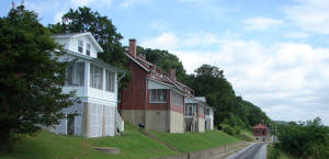 Front view of homes
